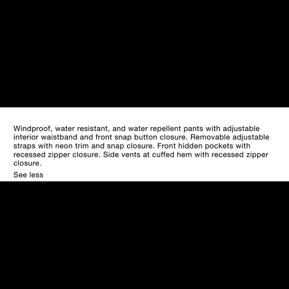 Zara  checkerboard water resistant pants with straps - Picture 7 of 8